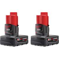Batteries M12 REDLITHIUM XC 4.0, Lithium-ion, 12 V, 4 Ah Auto-Cam