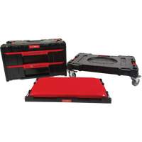 3-Piece Arx&reg; Dolly with Swivel Casters Set, 23-1/10" x 15" x 13-2/5", Black Auto-Cam