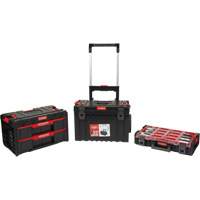 3-Piece Arx&reg; Rolling Toolbox Base Set, 25-1/5" x 19" x 42-2/5", Black Auto-Cam