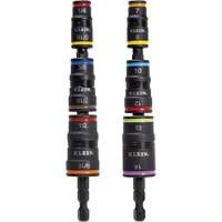 SAE & Metric Flip Socket Set, 8 Pcs, Impact Auto-Cam
