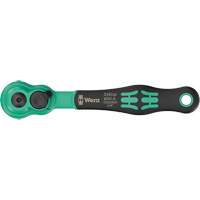 A Zyklop Comfort Ratchet with Reversing Lever, 1/4" Drive, Ergonomic Handle Auto-Cam
