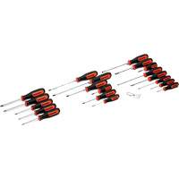 Dual Material Screwdriver Set, 20 Pcs. Auto-Cam
