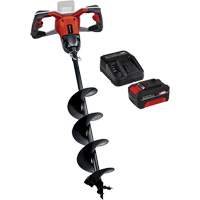 18V Professional 6” Cordless Auger with 4Ah Battery & Charger Starter Kit Auto-Cam