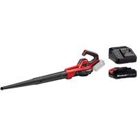 Cordless 110 CFM Universal Blower with 2.5Ah Battery & Charger Starter Kit, 18 V, 155.34 MPH Output, Battery Powered Auto-Cam