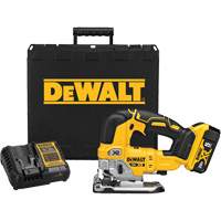 XR&reg; Cordless Jig Saw Kit, 20 V, Lithium-Ion, 3200 SPM, 1" Stroke Length Auto-Cam