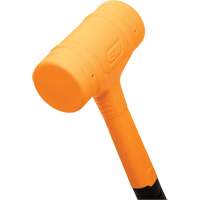 Dead Blow Hammer, 48 oz., Smooth Grip, 14-1/2" L Auto-Cam