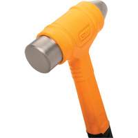 Dead Blow Ball Pein Hammer, 24 oz., Smooth Grip, 12-3/5" L Auto-Cam