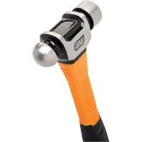 Ball Pein Hammer, 16 oz. Head Weight, Plain/Polished Face, Fibreglass Handle Auto-Cam
