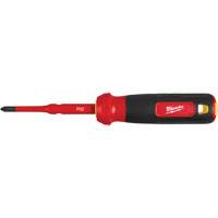 2-in-1 1000V Insulated Flip Shank Multi-Bit Screwdriver, 8-4/5" L, Cushion Grip Handle Auto-Cam