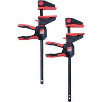 One-Hand Bar Trigger Clamps with 360° Rotating Handle Set, 12" (304.8 mm) Auto-Cam