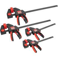 4-Piece Medium & Large Trigger Clamps Set, 12" (304.8 mm)/6" (152.4 mm) Auto-Cam
