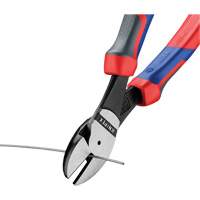 Pince coupante diagonale &agrave; levier d&eacute;multipli&eacute; avec poign&eacute;e KNIPEXTEND, 8" lo Auto-Cam