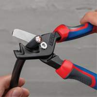StepCut&reg; XL Cable Shears with KNIPEXTEND Handle, 9" Auto-Cam