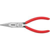 Long Nose Pliers with Cutter, 6-1/4" L Auto-Cam