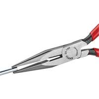 Long Nose Pliers with Cutter, 6-1/4" L Auto-Cam