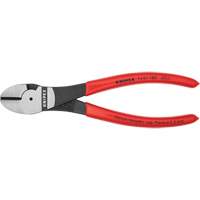 High Leverage Diagonal Cutting Pliers, 7-1/4" L Auto-Cam