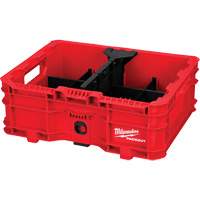 PACKOUT Low-Profile Crate, 15" x 18-5/8" x 6-5/8", Black/Red Auto-Cam