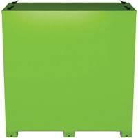 Armoire de rangement d'&eacute;PI sur place, Acier, Vert lime haute visibilit&eacute; Auto-Cam