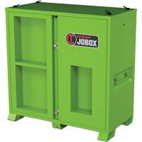 Armoire de rangement d'&eacute;PI sur place, Acier, Vert lime haute visibilit&eacute; Auto-Cam
