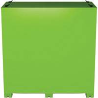 Armoire ventil&eacute;e pour le rangement d'&eacute;PI sur place, Acier, Vert lime haute visibilit&eacute; Auto-Cam