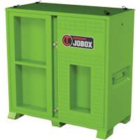 Armoire ventil&eacute;e pour le rangement d'&eacute;PI sur place, Acier, Vert lime haute visibilit&eacute; Auto-Cam