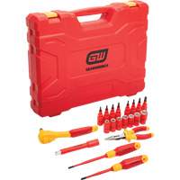 Jeu d'outils isol&eacute;s VDE &agrave; prise 3/8", 1000 V, 20 M Auto-Cam