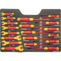 Jeu d'outils VDE isol&eacute;s, 1000 V, 39 M Auto-Cam
