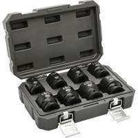 6-Point SAE Socket Set, 8 Pcs, Impact, 3/4" Drive Size Auto-Cam