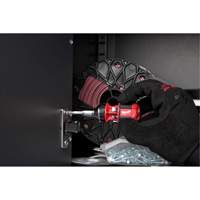 8-in-1 Compact Ratcheting 1/4" Drive Multi-Bit Driver, Cushion Grip Handle Auto-Cam