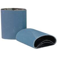 Courroie de tambour en toile COOLCUT XX, 5" dia. x 3-1/2" la, Grain 40, Zirconium Auto-Cam