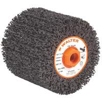 FX Cleaning & Finishing Drum, 4-1/4" Dia. x 4" W, 5/8"-11 Arbor, Coarse Grit Auto-Cam
