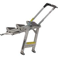 Tilt & Roll Step Stool Ladder, 3 Steps, 34" x 22" x 50.75" High VD439 | Auto-Cam