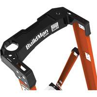 Safespace Platform Step Ladder, 12', 300 lbs. Cap. Auto-Cam