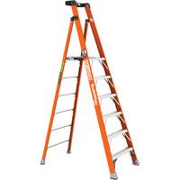 Safespace Platform Step Ladder, 6', 300 lbs. Cap. Auto-Cam