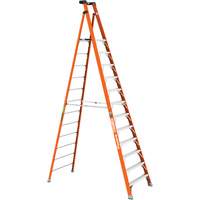 Safespace Platform Step Ladder, 12', 300 lbs. Cap. Auto-Cam