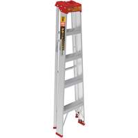 Step Ladder, 5', Aluminum, 200 lbs. Capacity, Type 3 Auto-Cam