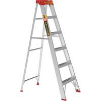 Step Ladder, 6', Aluminum, 200 lbs. Capacity, Type 3 Auto-Cam
