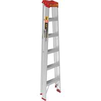 Step Ladder, 6', Aluminum, 200 lbs. Capacity, Type 3 Auto-Cam