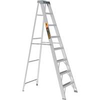 Step Ladder, 8', Aluminum, 225 lbs. Capacity, Type 2 Auto-Cam