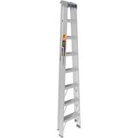 Step Ladder, 8', Aluminum, 225 lbs. Capacity, Type 2 Auto-Cam