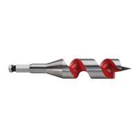 Ship Auger Drill Bit, 1-1/8" Diameter, 3" Flute, 7/16" Hex Shank Auto-Cam