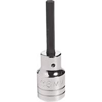 Socket Bit, Hex, 18 mm x 4" L, 1/2" Drive Auto-Cam