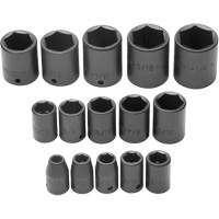 Socket Set, 6 Pcs, Impact, 1/2" Drive Size Auto-Cam
