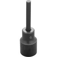 Socket Bit, Hex, 6 mm x 3-1/4" L, 1/2" Drive Auto-Cam