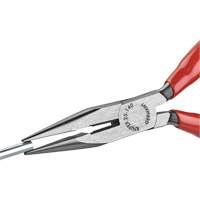 Long Nose Pliers with Cutter, 5-1/2" L Auto-Cam
