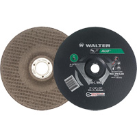 Aluminium Depressed Centre Grinding Wheels, 9" x 1/4", 7/8" Arbor, Type 27 Auto-Cam