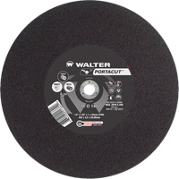 Meule &agrave; tronçonner rapide en acier inoxydable Portacut, 14" x 1/8", Arbre de 3/4", Type 1, Carbure de silicium, 5400 Tr/min Auto-Cam