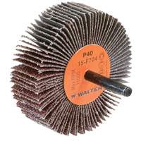 COOLCUT Flap Wheel, Aluminum Oxide, 40 Grit, 3" x 1" x 1/4" Auto-Cam