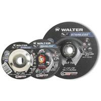 Disque pour meulage et tronçonnage STAINLESS, 4-1/2" x 1/4", Arbre de 5/8"-11, Type 28S, Oxyde d'aluminium, 13 300 Tr/min Auto-Cam