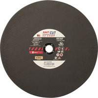 Chop Saw Wheel, 12" x 0.093"/3/32", 1" Arbor, Type 1, Aluminum Oxide, 5100 RPM WI909 | Auto-Cam